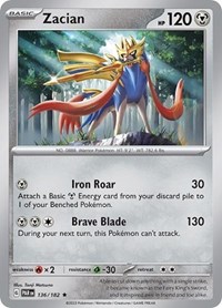 Zacian #136 Zacian - Deck Exclusives - #136 - Pokemon TCG card