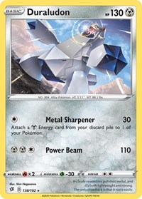 Duraludon - 138/192 (SWSH Rebel Clash) #138 Duraludon - 138/192 (SWSH Rebel Clash) - Deck Exclusives - #138 - Pokemon TCG card