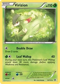 Virizion - 15/113 - Deck Exclusives - #015 - Pokemon TCG card