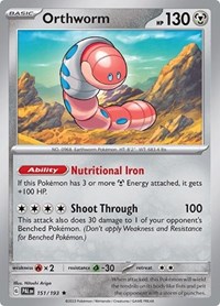 Orthworm - Deck Exclusives - #151 - Pokemon TCG card