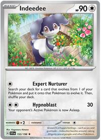 Indeedee #153 Indeedee - Deck Exclusives - #153 - Pokemon TCG card