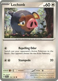 Lechonk - Deck Exclusives - #154 - Pokemon TCG card