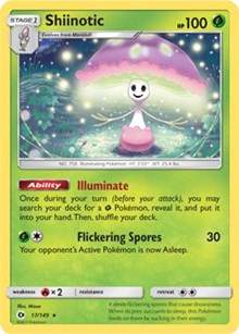 Shiinotic - 17/149 (SM Base Set) - Deck Exclusives - #017 - Pokemon TCG card
