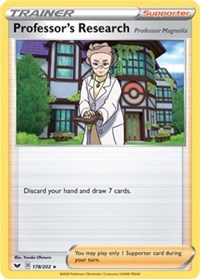 Professor's Research [Professor Magnolia] - Deck Exclusives - #178 - Pokemon TCG card