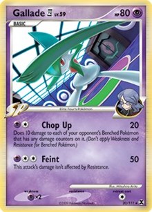 Gallade E4 - 20/111 (DPPt Rising Rivals) #020 Gallade E4 - 20/111 (DPPt Rising Rivals) - Deck Exclusives - #020 - Pokemon TCG card