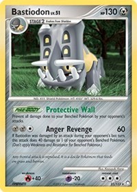 Bastiodon - 21/123 (DP Mysterious Treasures) #021 Bastiodon - 21/123 (DP Mysterious Treasures) - Deck Exclusives - #021 - Pokemon TCG card