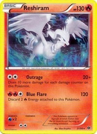 Reshiram - 21/99 (Next Destinies) #021 Reshiram - 21/99 (Next Destinies) - Deck Exclusives - #021 - Pokemon TCG card