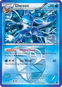 Glaceon - 23/116 (BW Plasma Freeze) - Deck Exclusives - #023 - Pokemon TCG card
