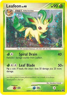 Leafeon - 24/100 (DP Majestic Dawn) #024 Leafeon - 24/100 (DP Majestic Dawn) - Deck Exclusives - #024 - Pokemon TCG card