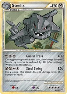 Steelix - 24/95 (HGSS Unleashed) - Deck Exclusives - #024 - Pokemon TCG card