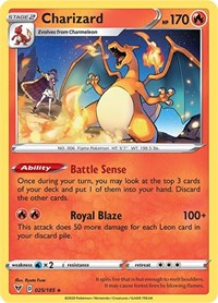 Charizard - 25/185 #025 Charizard - 25/185 - Deck Exclusives - #025 - Pokemon TCG card