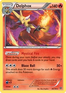 Delphox - 26/146 (XY Base Set) - Deck Exclusives - #026 - Pokemon TCG card