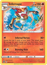 Infernape #026 Infernape - Deck Exclusives - #026 - Pokemon TCG card