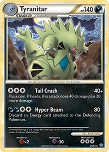 Tyranitar - 26/95 (HGSS Unleashed) - Deck Exclusives - #026 - Pokemon TCG card