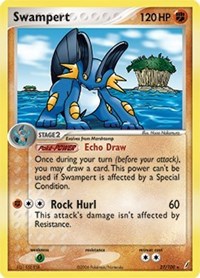 Swampert - 27/100 (EX Crystal Guardians) - Deck Exclusives - #027 - Pokemon TCG card