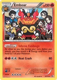 Emboar - 27/113 (Legendary Treasures) - Deck Exclusives - #027 - Pokemon TCG card