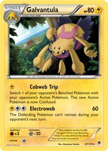 Galvantula - 27/119 (XY Phantom Forces) #027 Galvantula - 27/119 (XY Phantom Forces) - Deck Exclusives - #027 - Pokemon TCG card