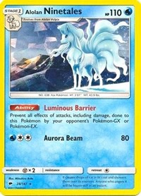 Alolan Ninetales - 28/147 - Deck Exclusives - #028 - Pokemon TCG card