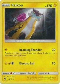 Raikou - 32/73 (Let's Play, Pikachu!) #032 Raikou - 32/73 (Let's Play, Pikachu!) - Deck Exclusives - #032 - Pokemon TCG card