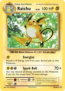 Raichu - 36/108 (XY Evolutions) #036 Raichu - 36/108 (XY Evolutions) - Deck Exclusives - #036 - Pokemon TCG card