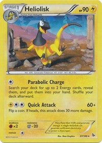 Heliolisk - 37/106 (XY Flashfire) #037 Heliolisk - 37/106 (XY Flashfire) - Deck Exclusives - #037 - Pokemon TCG card