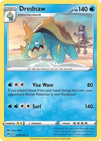 Drednaw - 39/185 - Deck Exclusives - #039 - Pokemon TCG card