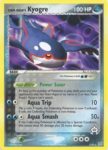 Team Aqua's Kyogre - 3/95 (EX Team Magma vs Team Aqua) #003 Team Aqua's Kyogre - 3/95 (EX Team Magma vs Team Aqua) - Deck Exclusives - #003 - Pokemon TCG card