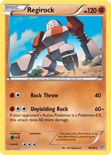 Regirock - 40/98 (XY Ancient Origins) - Deck Exclusives - #040 - Pokemon TCG card