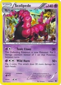 Scolipede - 40/98 (BW Emerging Powers) - Deck Exclusives - #040 - Pokemon TCG card