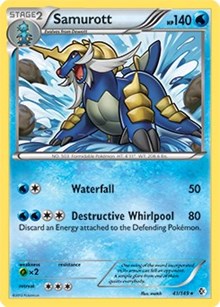 Samurott - 41/149 (BW Boundaries Crossed) #041 Samurott - 41/149 (BW Boundaries Crossed) - Deck Exclusives - #041 - Pokemon TCG card
