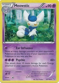 Meowstic - 43/106 (XY Flashfire) #043 Meowstic - 43/106 (XY Flashfire) - Deck Exclusives - #043 - Pokemon TCG card