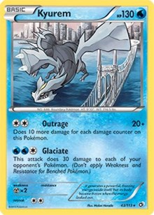 Kyurem 43/113 (BW Legendary Treasures) - Deck Exclusives - #043 - Pokemon TCG card