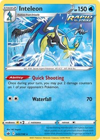 Inteleon - Deck Exclusives - #043 - Pokemon TCG card