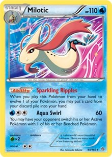 Milotic - 44/160 (XY Primal Clash) #044 Milotic - 44/160 (XY Primal Clash) - Deck Exclusives - #044 - Pokemon TCG card