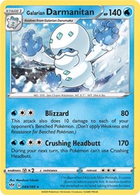 Galarian Darmanitan - 44/189 - Deck Exclusives - #044 - Pokemon TCG card