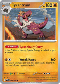Tyrantrum - 047/088 - Deck Exclusives - #045 - Pokemon TCG card