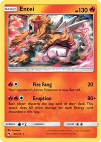 Entei - 47/214 (SM Lost Thunder) #047 Entei - 47/214 (SM Lost Thunder) - Deck Exclusives - #047 - Pokemon TCG card
