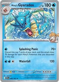 Misty's Gyarados - Deck Exclusives - #049 - Pokemon TCG card