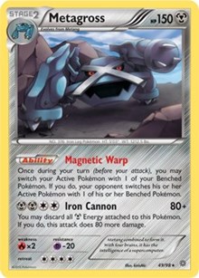 Metagross - 49/98 (XY Ancient Origins) #049 Metagross - 49/98 (XY Ancient Origins) - Deck Exclusives - #049 - Pokemon TCG card