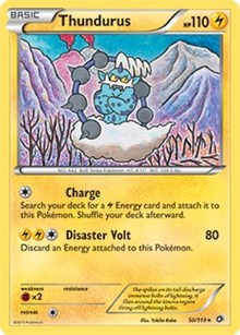 Thundurus - 50/113 (BW Legendary Treasures) - Deck Exclusives - #050 - Pokemon TCG card