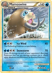 Mamoswine - 5/102 #005 Mamoswine - 5/102 - Deck Exclusives - #005 - Pokemon TCG card