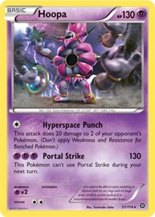 Hoopa - 51/114 (XY Steam Siege) #051 Hoopa - 51/114 (XY Steam Siege) - Deck Exclusives - #051 - Pokemon TCG card