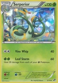 Serperior - 5/114 #005 Serperior - 5/114 - Deck Exclusives - #005 - Pokemon TCG card