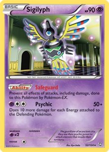 Sigilyph - 52/124 #052 Sigilyph - 52/124 - Deck Exclusives - #052 - Pokemon TCG card
