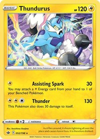 Thundurus - 52/198 - Deck Exclusives - #052 - Pokemon TCG card
