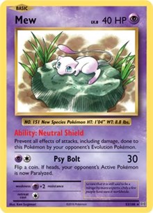 Mew - 53/108 (XY Evolutions) - Deck Exclusives - #053 - Pokemon TCG card