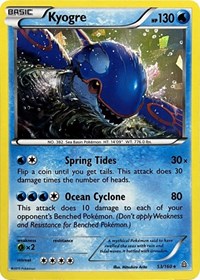 Kyogre - 53/160 - Deck Exclusives - #053 - Pokemon TCG card
