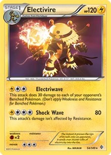 Electivire - 54/149 (BW Boundaries Crossed) #054 Electivire - 54/149 (BW Boundaries Crossed) - Deck Exclusives - #054 - Pokemon TCG card