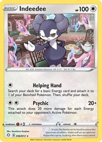 Indeedee #056 Indeedee - Deck Exclusives - #056 - Pokemon TCG card