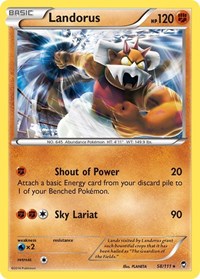Landorus - 58/111 #058 Landorus - 58/111 - Deck Exclusives - #058 - Pokemon TCG card